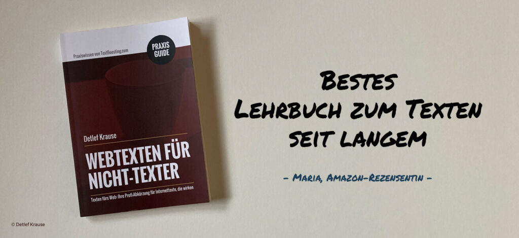 Buch "Webtexten für Nicht-Texter"